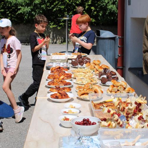 Buffet von unserem Spielefest 