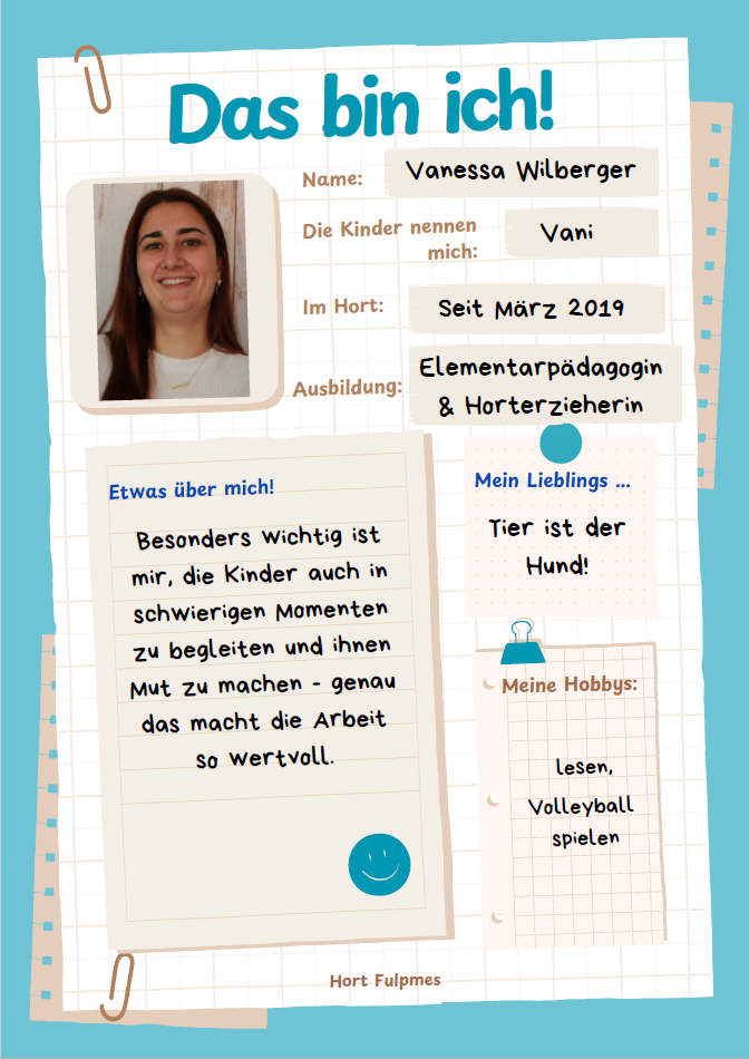 Mitarbeiterin Vani Steckbrief