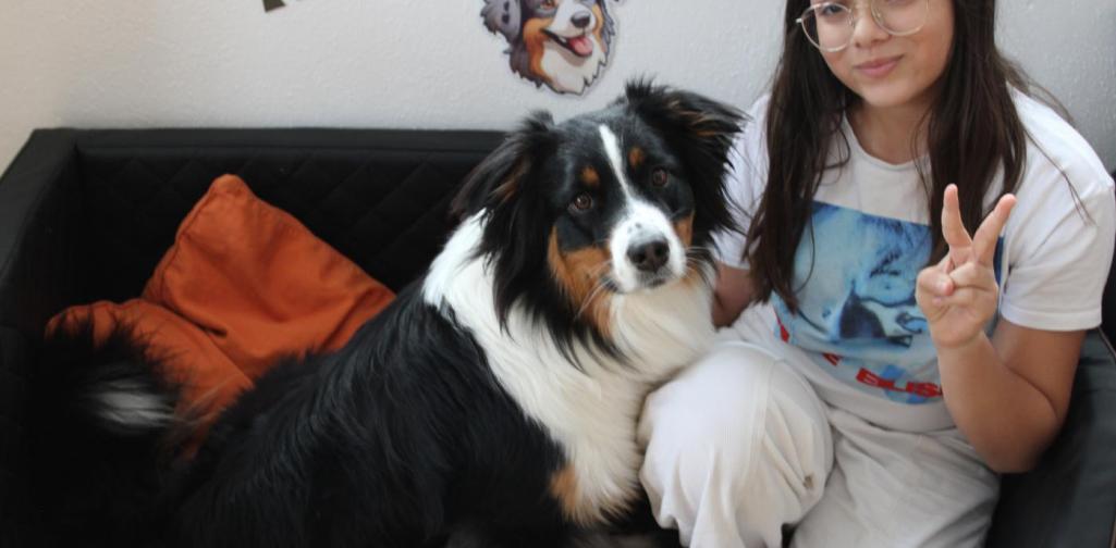 Rabia mit Begleithund Ally