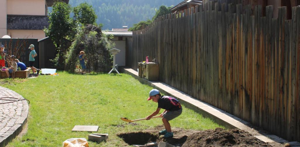 Barfußweg gestalten